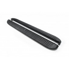 Боковые Подножки Tayga Black (2 шт., Алюминий) Только для короткой базы для Volkswagen T5 Transporter 2003-2010 гг