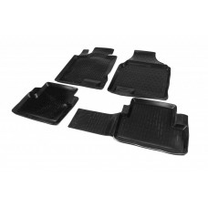 Резиновые коврики (4 шт, Niken 3D) для Nissan Qashqai 2007-2010 гг