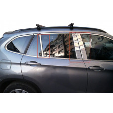 Накладки на дверные стойки из нержавеющей стали 6 шт. для BMW X1 E-84 2009-2015 гг