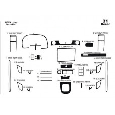Накладки на панель приборов (Meric) для 31 серия 1981-1992 гг