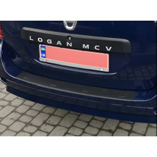 Накладка на задній бампер (ABS, Esa) для Dacia Logan MCV 2013-2020 рр