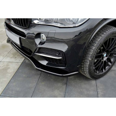 Передняя Lip накладка DPT V-1 (для M-Sport, черный глянец) для BMW X5 F-15 2013-2018 гг