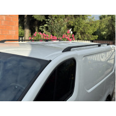 Черные рейлинги Длинные, пластиковые ножки для Renault Trafic 2015- гг