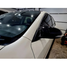 Накладки на дзеркала BMW-Style (2 шт) для Toyota Auris 2012-2018 рр