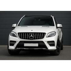Тюнинг решетка радиатора GT Panamericana (для ML) для Mercedes GLE/ML сlass W166 2011-2018 гг