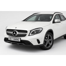 Передняя решетка радиатора Diamond Silver (2017-2019) для Mercedes GLA X156