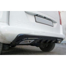 Задний диффузор (под покраску) для Peugeot Partner Tepee 2008-2018 гг