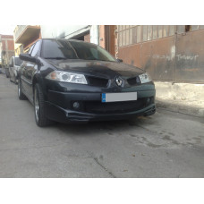Передняя накладка на бампер 2006-2009 (грунт под покраску) для Renault Megane II