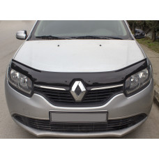 Дефлектор капота (EuroCap) для Renault Sandero 2013-2022 гг