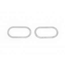 Окантовка поворотничков (2 шт, нерж) для Volkswagen Amarok 2010-2022 гг