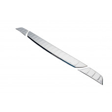 Накладка на задний бампер Carmos нержавейка для Mazda CX-3 2015- гг