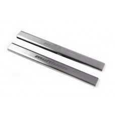 Накладки на Пороги VIP (2 шт, Нержавеющая Сталь) Caravella для Volkswagen T4 Caravelle/Multivan 1990-2003 гг