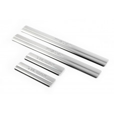 Накладки на пороги Omsa (4 шт., нержавейка) для Volkswagen Tiguan 2007-2016 гг