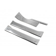 Накладки на внутренние пороги OmsaLine (нержавейка) 3 двери для Peugeot Bipper 2008-2017 гг