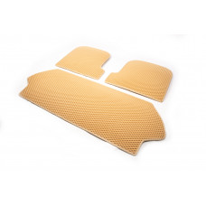 Коврик в багажник из 3 частей (EVA, бежевый) для Volvo XC90 2002-2014 гг