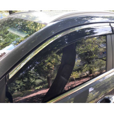 Вітровики з хромованим молдингом (4 шт., Sunplex Chrome) для Hyundai Tucson TL 2016-2021 рр