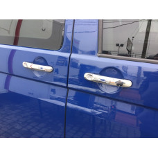 Накладки на дверные ручки из нержавеющей стали 3 штуки. OmsaLine - Итальянская Нержавеющая Сталь для Volkswagen T5 Transporter 2003-2010 гг