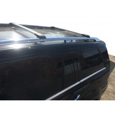 Перемички на рейлінги під ключ (2 шт) до 110 см, Cірий для Mercedes GL сlass X164