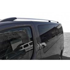 Хромированные Рейлинги Длинная база, пластиковая ножка для Citroen Jumpy/Dispatch 2017- гг