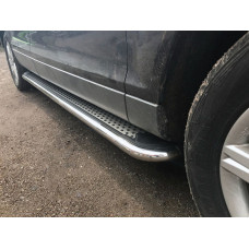 Бокові пороги Maydos V2 (2 шт., Алюміній -2025 нерж) для Hyundai Staria 2021- рр