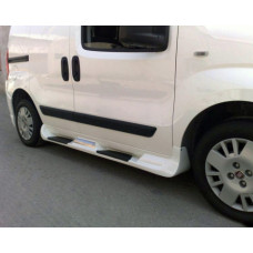 Боковые Пороги Sorento Тип (Под Покраску) для Fiat Fiorino/Qubo 2008-2024 гг