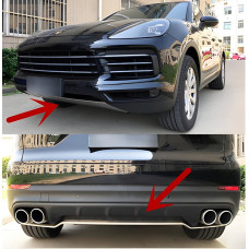 Передние и Задние Накладки на Бампер для Porsche Cayenne 2018- гг
