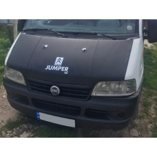 Чехол на капот (надпись Jumper) На полный капот, 1995-2001 для Peugeot Boxer