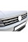 Накладки на кромку решетки и фары 2016-2020 (3 шт, нержавейка) для Volkswagen Tiguan