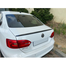 Спойлер LIP (Sunplex, черный) (115,8см x 6,3см) для Volkswagen Jetta 2011-2018 гг
