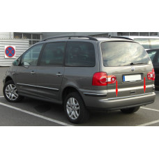 Накладка на багажник нержавейка для Volkswagen Sharan 1995-2010 гг