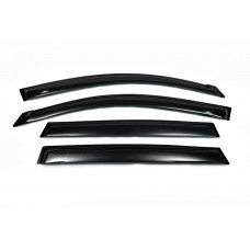 Ветровики Long (4 шт, HIC) для Toyota Rav 4 2006-2013 гг