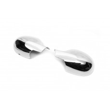 Накладки на Зеркала (2 шт, Нержавейка) для Renault Symbol 2008-2013 гг