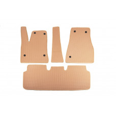 Коврики EVA (2012-2021, бежевые) для Tesla Model S 2012– гг