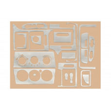 Накладки на Панель Приборов (1995-1999) Алюминий для Opel Vectra B