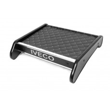 Полка на панель (Серая с серой строчкой) для Iveco Daily 2006-2014 гг