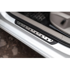 Накладки на пороги Flexill Dotline (4 шт, нержавейка) для Volkswagen Golf 7/E-Golf 2012-2020 гг