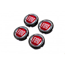 Колпачки на диски 59/54 мм (комплект 4 шт) для Fiat