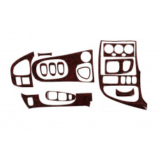 Декор панели Темное дерево для Kia Shuma 1998-2001 гг