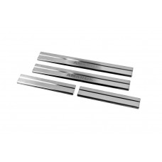 Накладки на пороги Carmos V2 (4 шт, нерж) для Volkswagen Amarok 2010-2022 рр