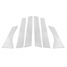 Накладки на дверные стойки из нержавеющей стали для Volvo V40 2012- гг