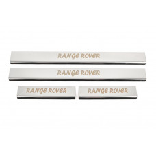 Накладки на пороги Carmos нержавейка 4 шт. для Range Rover III L322 2002-2012 гг