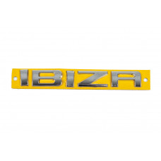 Напис Ibiza (125 мм на 18мм) для Seat Ibiza 2002-2009 рр
