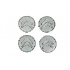 Ковпачки диски сірі cit5955tur-sir (59мм на 55мм, 4 шт) для Citroen