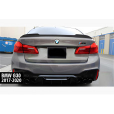 Спойлер CS-Style (Черный Глянец) для BMW 5 серия G30/31 2017-2023 гг
