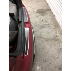 Накладки на задний бампер Carmos (Active, 2 шт., нержавейка) для Hyundai I-20 2014-2020 гг