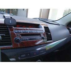 Накладки на панель приборов (Meric) Дерево для Mitsubishi Lancer X 2008- гг