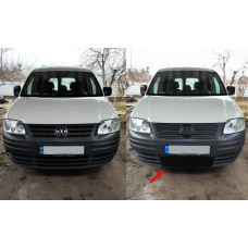Зимняя накладка на решетку (нижняя) Матовый для Volkswagen Caddy 2004-2010 гг