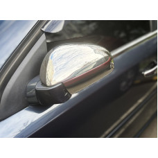 Накладки на Зеркала (2 шт, Нержавейка) Carmos - Турецкая Нержавеющая Сталь для Opel Signum 2003-2008 гг