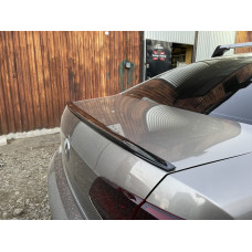 Спойлер Lip (Sunplex, черный, для EU) (115,8см x 6,3см) для Volkswagen Passat B7 2012-2015 гг
