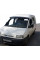 Козырек на лобовое стекло (черный глянец, 5мм) для Fiat Scudo 1996-2007 гг